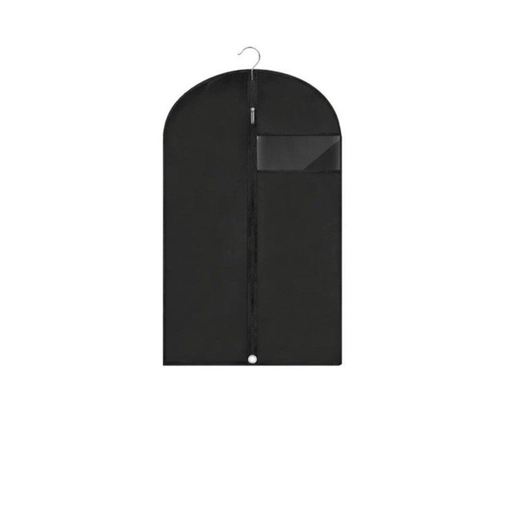 2 Pack! Dress Bags for Gowns Long,45'' Garment Bag Suit Bag for Travel(Black)